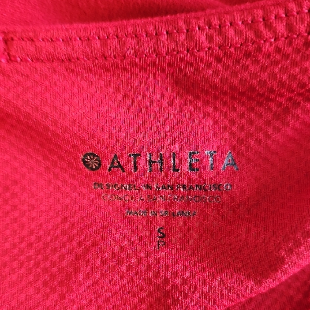 Athleta Bold Red Sports Bra - Picture 4 of 5